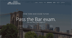 Desktop Screenshot of newyorkbarexamtutor.com